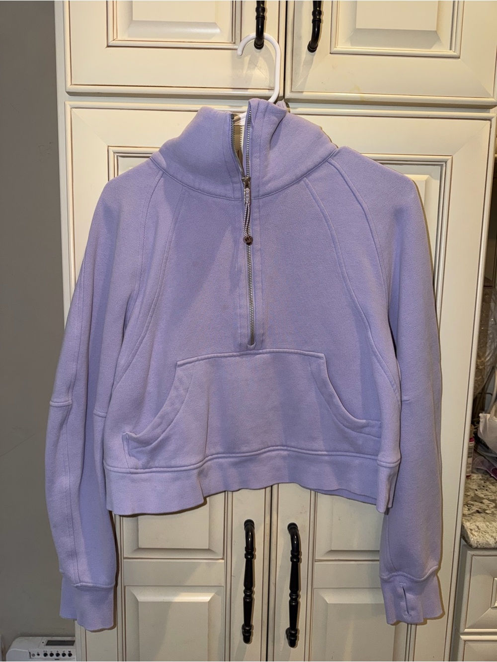 lululemon athletica Light Lavender Half-Zip Pullover Hoodie